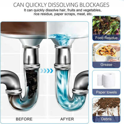 Multi-Use Powerful Drain-Clearing Cleaner