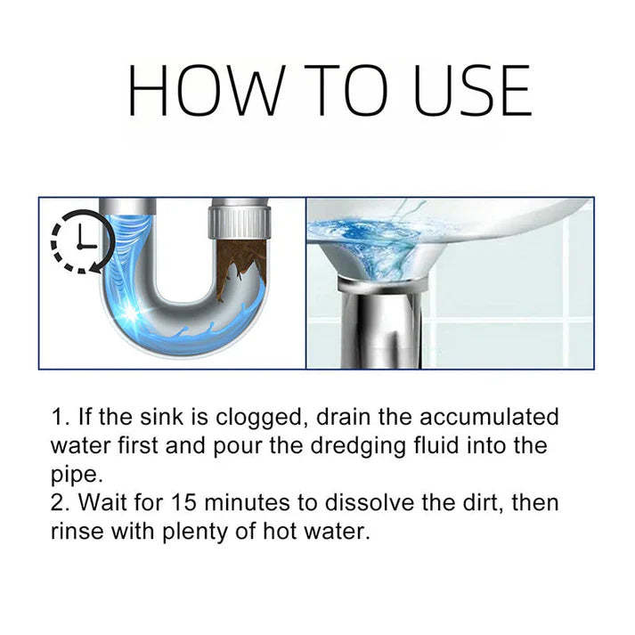Multi-Use Powerful Drain-Clearing Cleaner