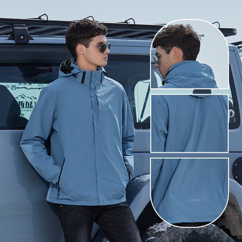 🔥Varm lätt huvajacka med full dragkedja