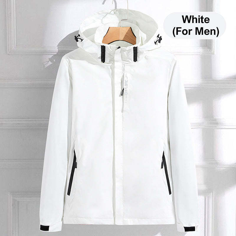 🔥Varm lätt huvajacka med full dragkedja