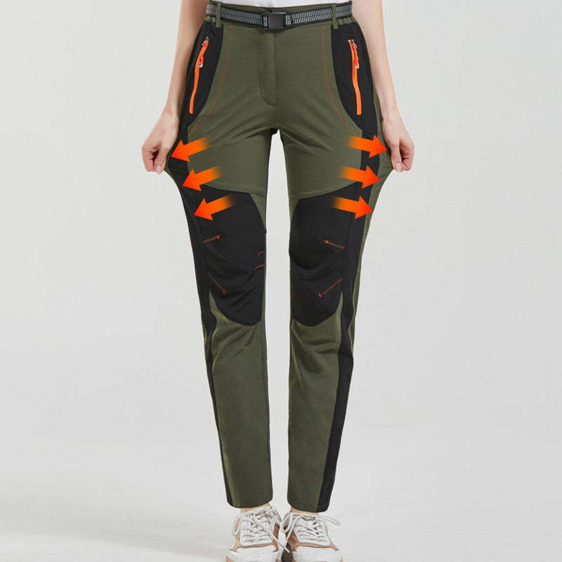 👖 50% DE RÉDUCTION! ✨ Pantalon de Randonnée - Coupe-Vent, Imperméable et Chaud avec Taille Élastique pour Randonnée et Voyages 🏔️🌧️