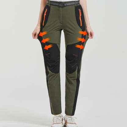 👖 50% DE RÉDUCTION! ✨ Pantalon de Randonnée - Coupe-Vent, Imperméable et Chaud avec Taille Élastique pour Randonnée et Voyages 🏔️🌧️
