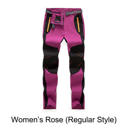 👖 50% DE RÉDUCTION! ✨ Pantalon de Randonnée - Coupe-Vent, Imperméable et Chaud avec Taille Élastique pour Randonnée et Voyages 🏔️🌧️