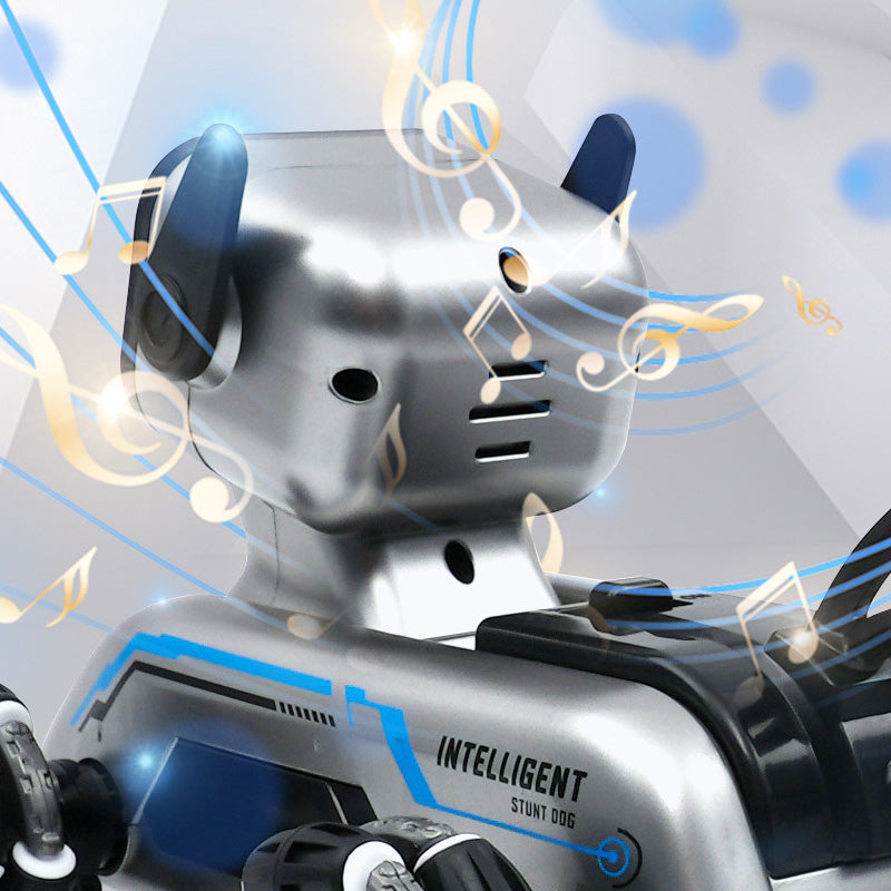 💥Hot Sale Offers🐶Chien robot acrobatique intelligent à huit roues🖤Escalade, transformation, détection de gestes