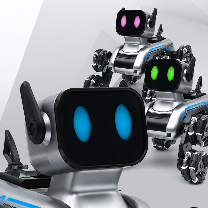 💥Hot Sale Offers🐶Chien robot acrobatique intelligent à huit roues🖤Escalade, transformation, détection de gestes