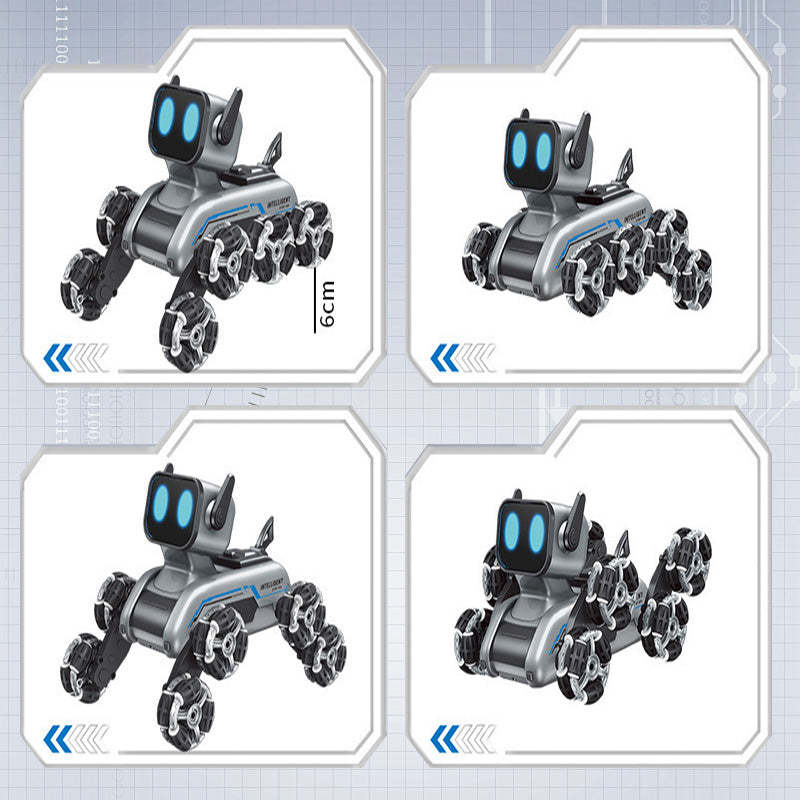 💥Hot Sale Offers🐶Chien robot acrobatique intelligent à huit roues🖤Escalade, transformation, détection de gestes
