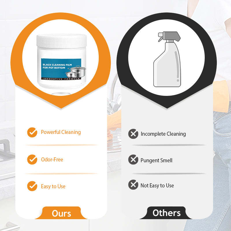 🔥Leistungsstarke Paste zum Entfernen von angebrannten Rückständen auf Kochgeschirr