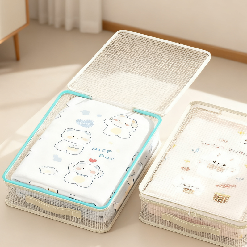 Durchsichtige Aufbewahrungstaschen für den Kleiderschrank