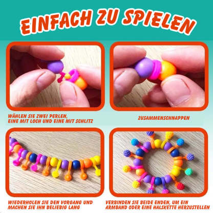 🎅🏻Pop-Perlen für die Schmuckherstellung für Kinder