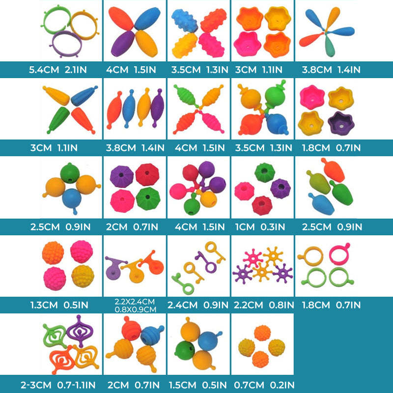 🎅🏻Pop-Perlen für die Schmuckherstellung für Kinder