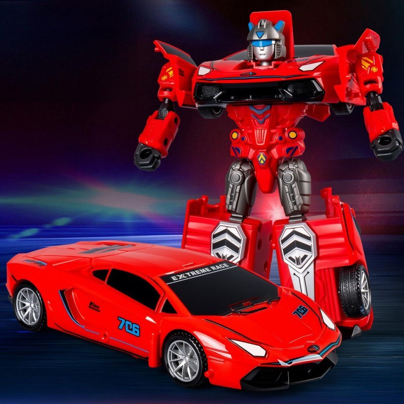✨ Kollision-Transformationsbil för Barn – Bilen som förvandlas vid krock!