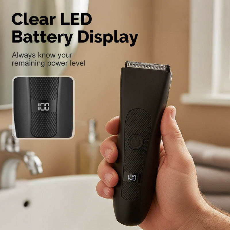 📢📢60   % OFF !!✨Digital Display Body Trimmer for Men