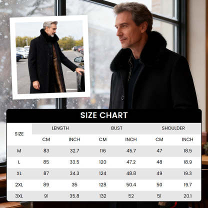 Casual Vinterjacka för män fodrad för män