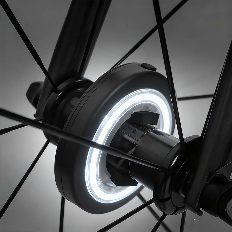 ✨ LED-Navlampa för Cykel – 360° Synlighet, Flera Färglägen & Smart Sensor