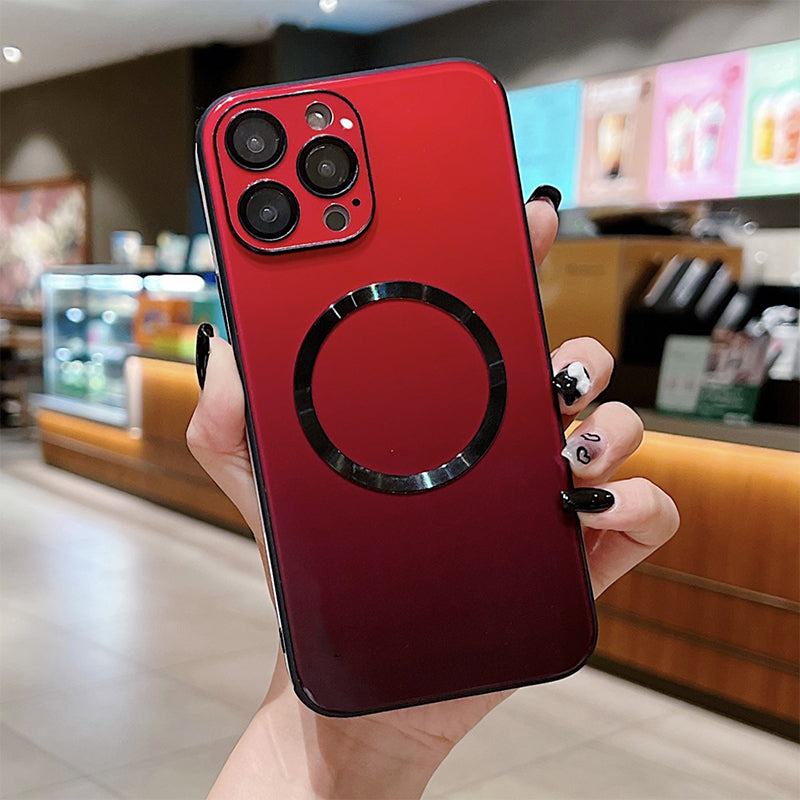 ✨Gradient Magnetic Glass Case för iPhone