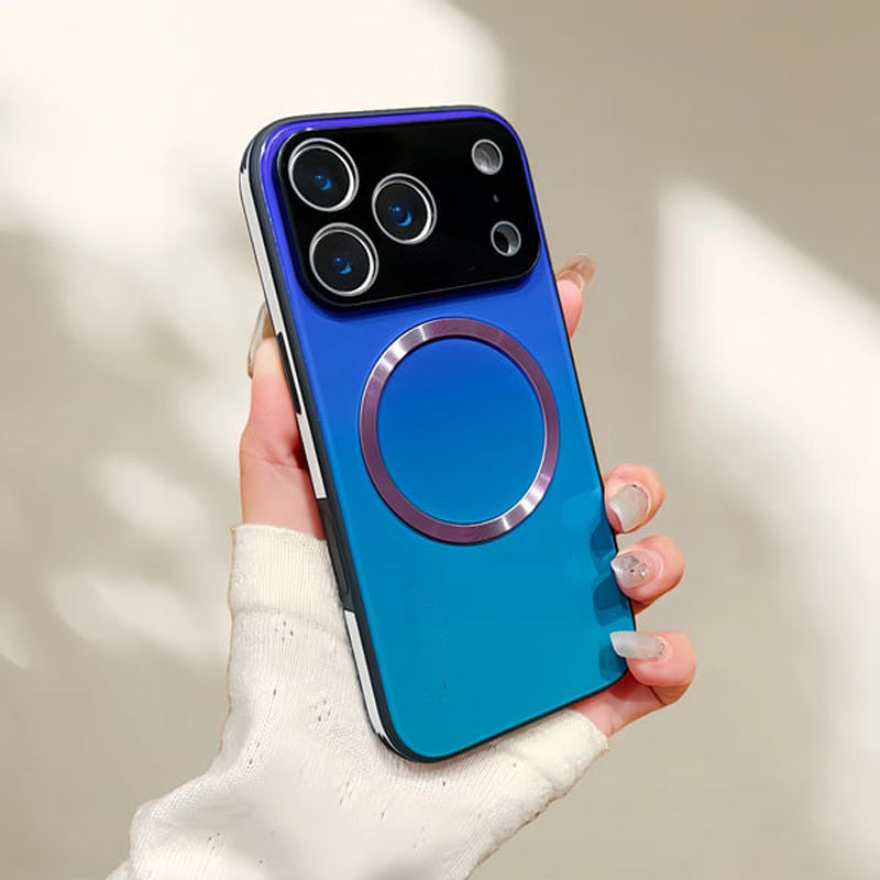 ✨Gradient Magnetic Glass Case för iPhone