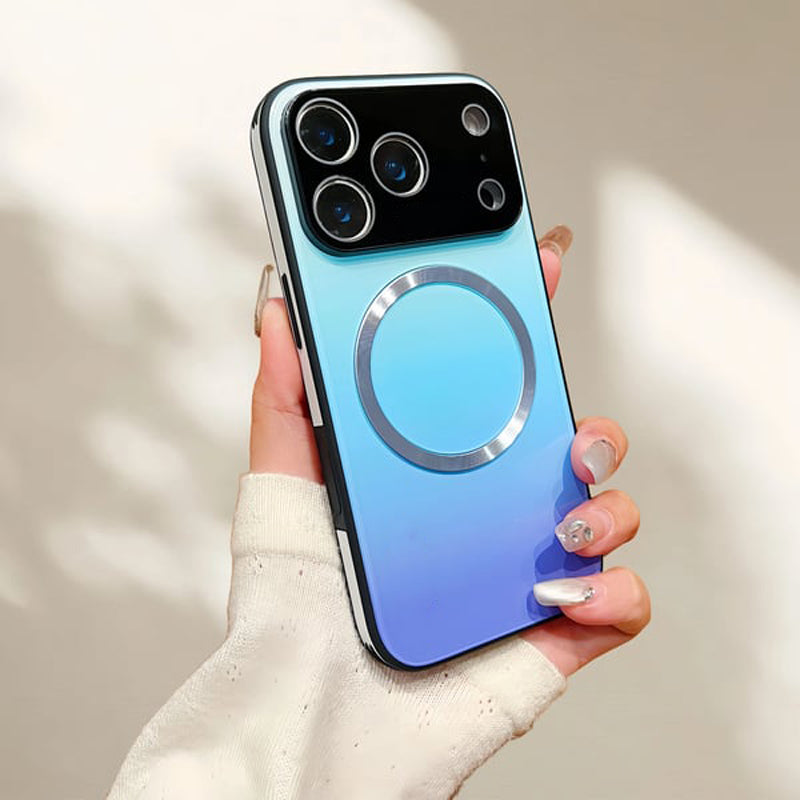 ✨Gradient Magnetic Glass Case för iPhone