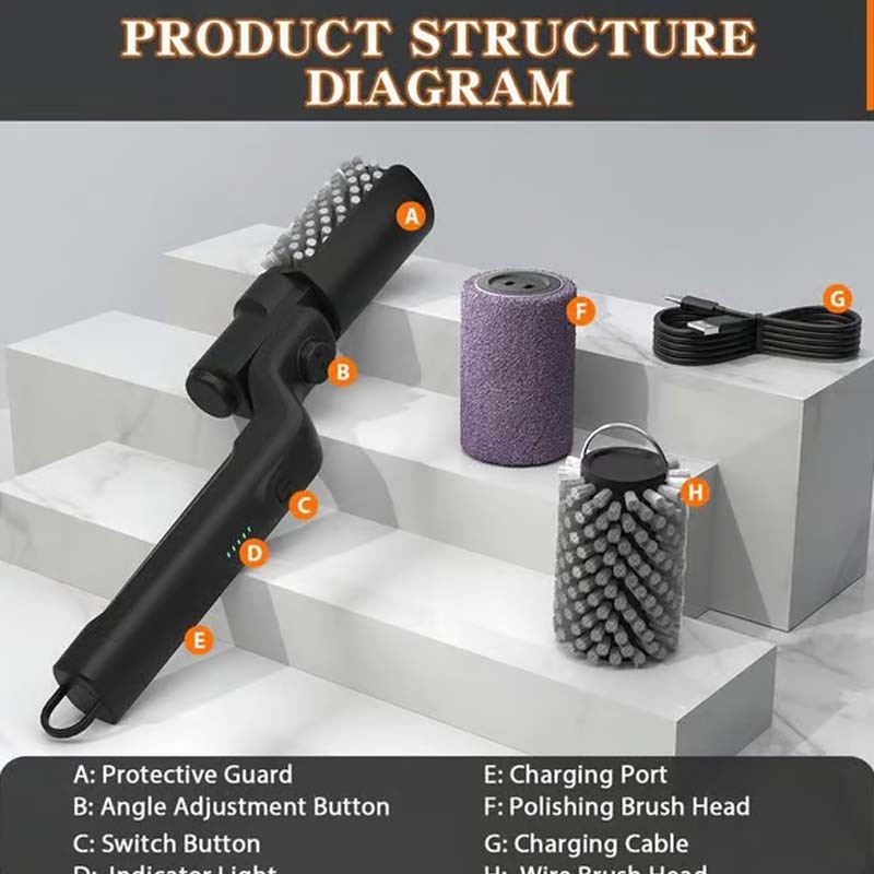 🔥 Elektrisk Grillrengöringsborste – Rengör Grillen Snabbt & Utan Ansträngning