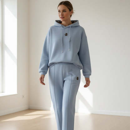 Oversized Hoodie med Leopardhuva – Mjuk, Trendig & Bekväm Damtröja