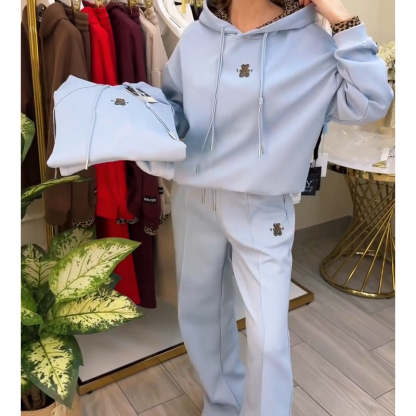 Oversized Hoodie med Leopardhuva – Mjuk, Trendig & Bekväm Damtröja