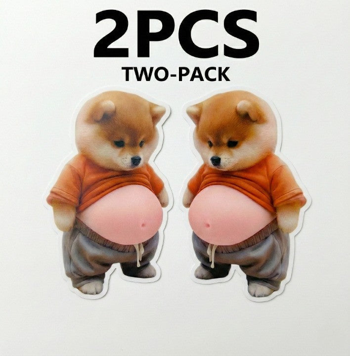 Chubby Shiba Silicone Sticker Protector