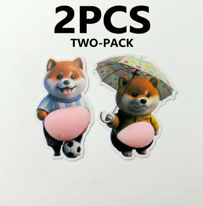 Chubby Shiba Silicone Sticker Protector