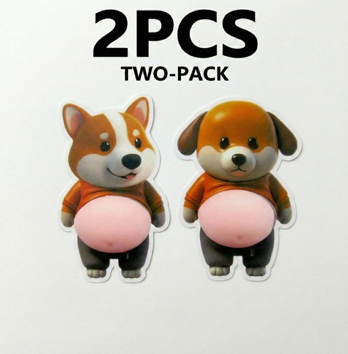 Chubby Shiba Silicone Sticker Protector