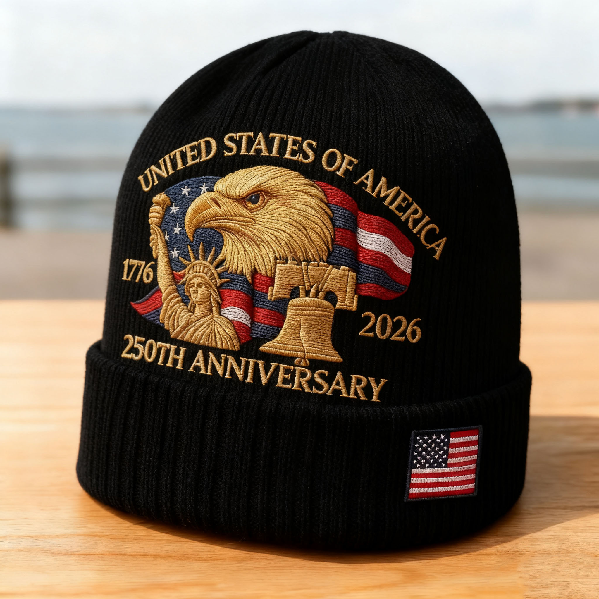 USA 250th Anniversary Knit Beanie