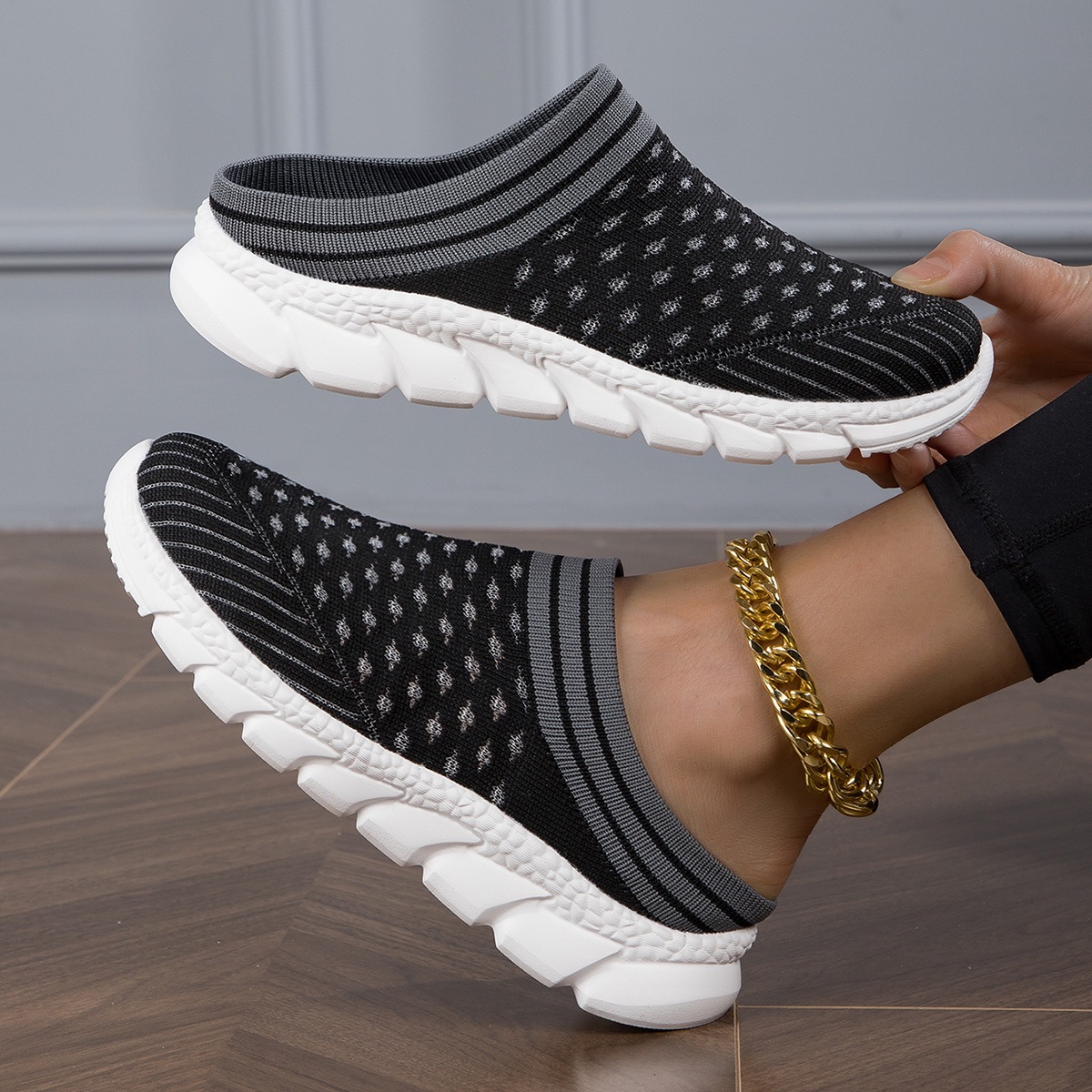 Breathable Fly Knit Sneakers For Women