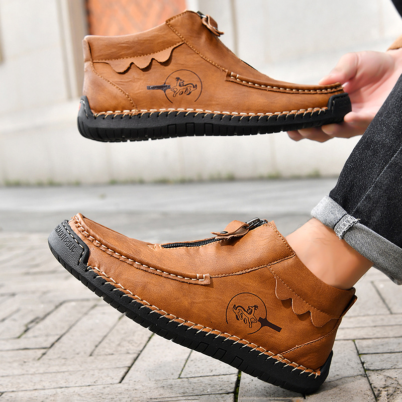 Last Day 50% OFF🔥⏱️Christmas Promotion⏱️🔥Men's genuine calfskin leather Slip-On Loafers