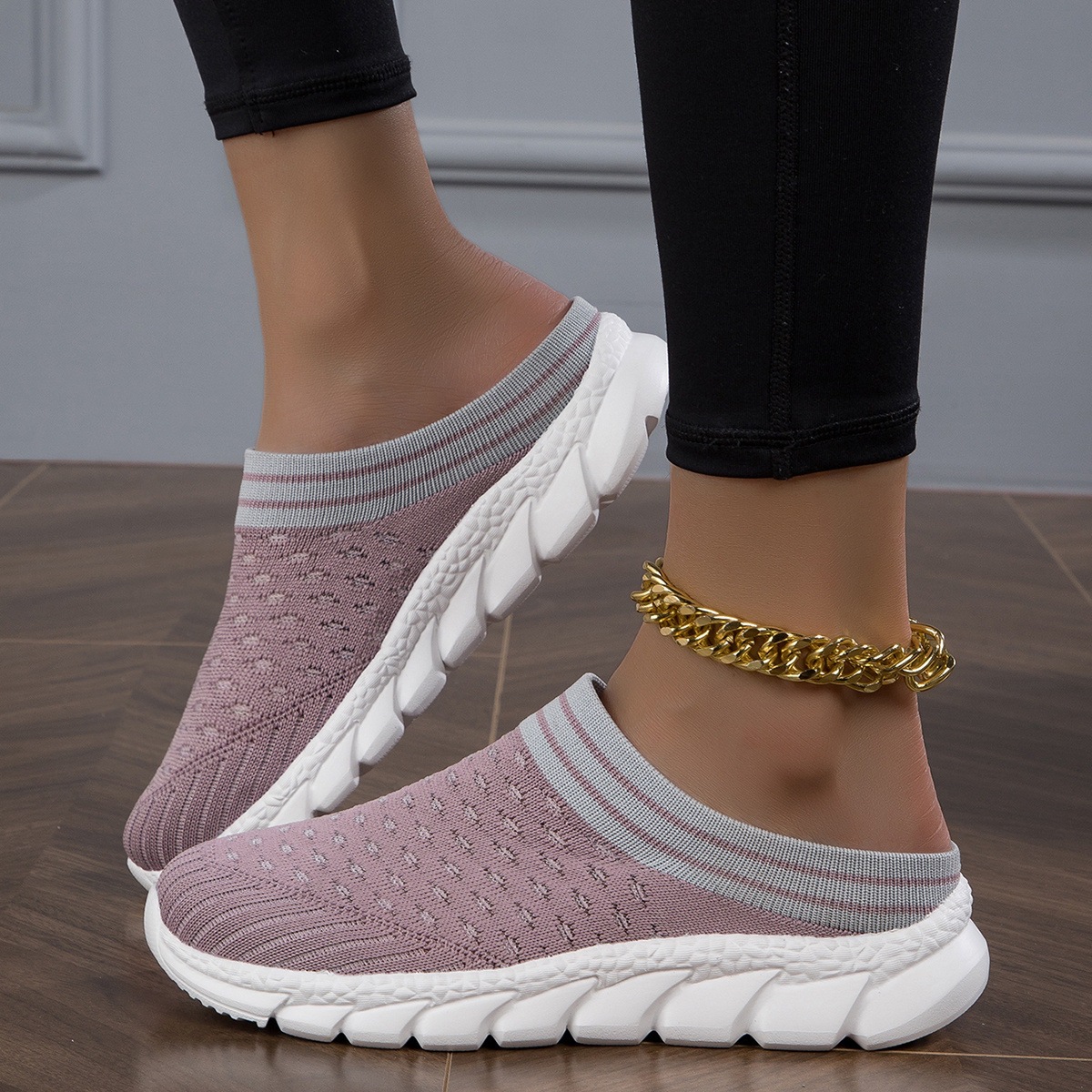 Breathable Fly Knit Sneakers For Women