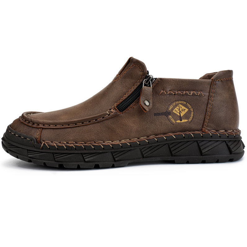 Men's Comfortable Slip-on Walking Shoes for Wide Toes