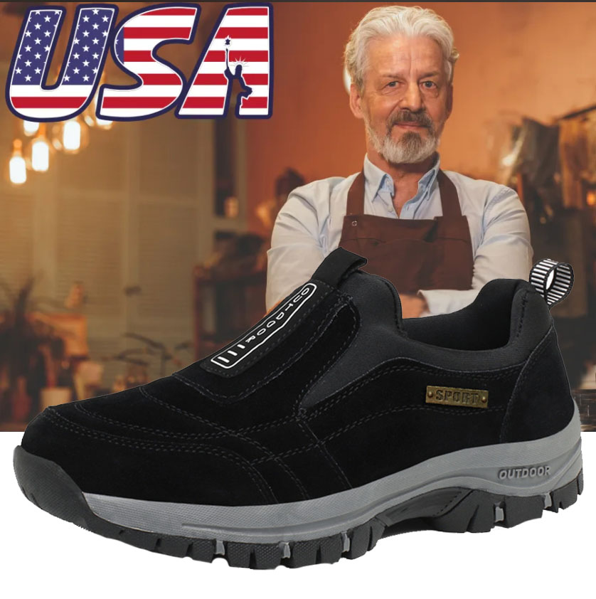 Last day 70% off 🔥⏱️Christmas sale⏱️🔥Men's orthopedic hiking shoes/mountaineering shoes