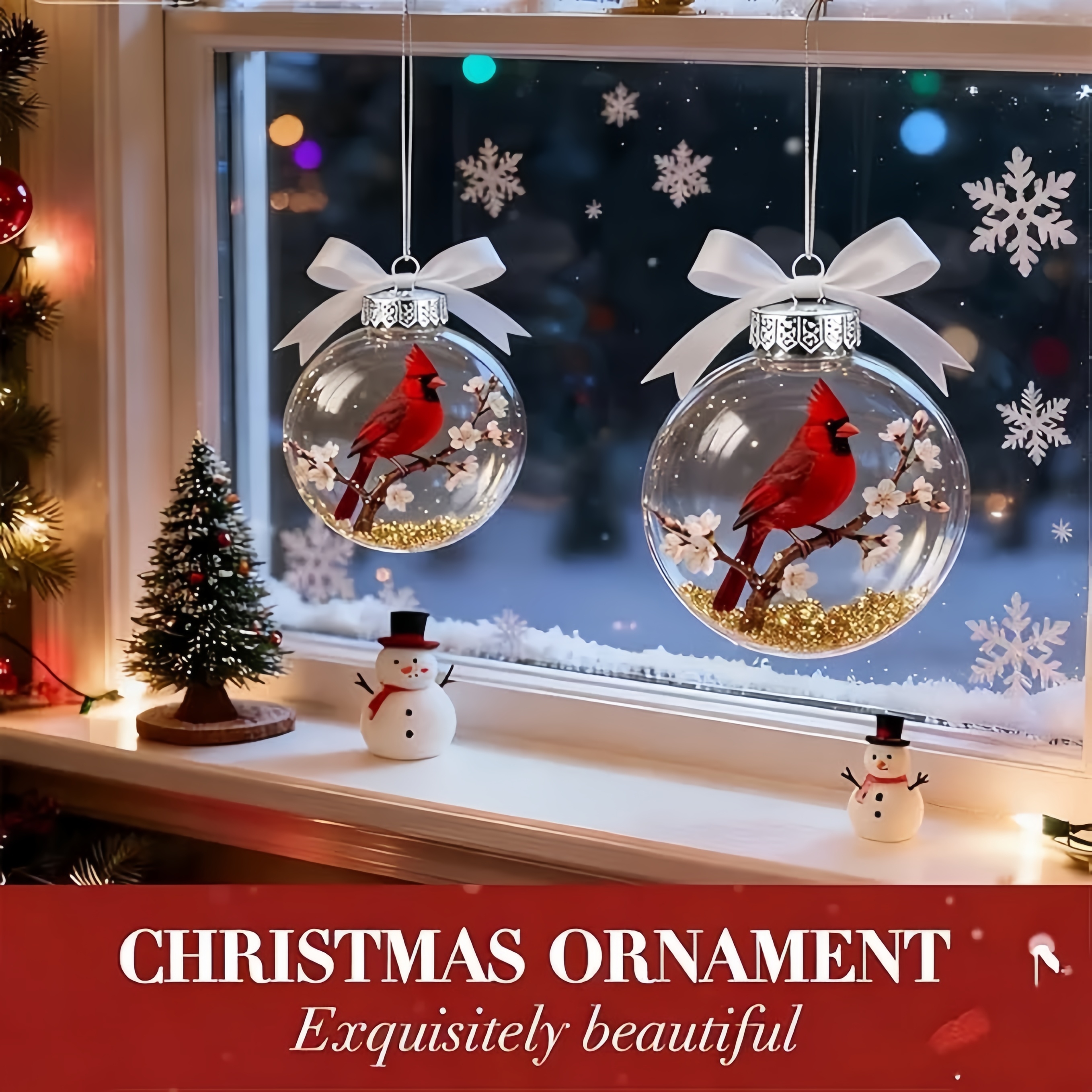 🔥LAST DAY 60% OFF-🐦Nature’s Birds Crystal Glass Ornament Set