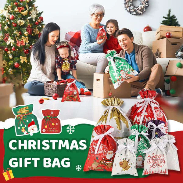🎅LAST DAY SPECIAL PRICE🎁The World’s Best Christmas Gift Bag With Drawstring🎁