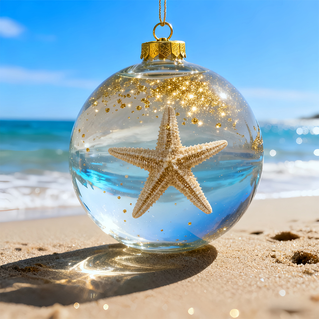 🔥Last Day 60% Off -🌊Sea Life Crystal Glass Decoration Set