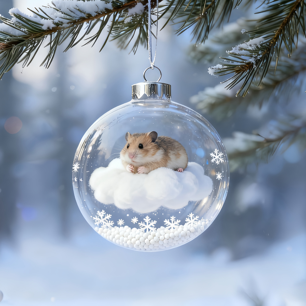 🔥Last Day 60% Off -🐹 Hamster Crystal Ball – Adorable Fantasy 3D Illustration