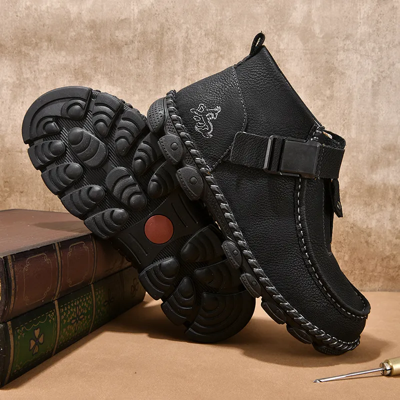 Men’s Orthopedic Safety Work Shoes – Steel Toe, Waterproof & Non-Slip, Built to Last 5 Years