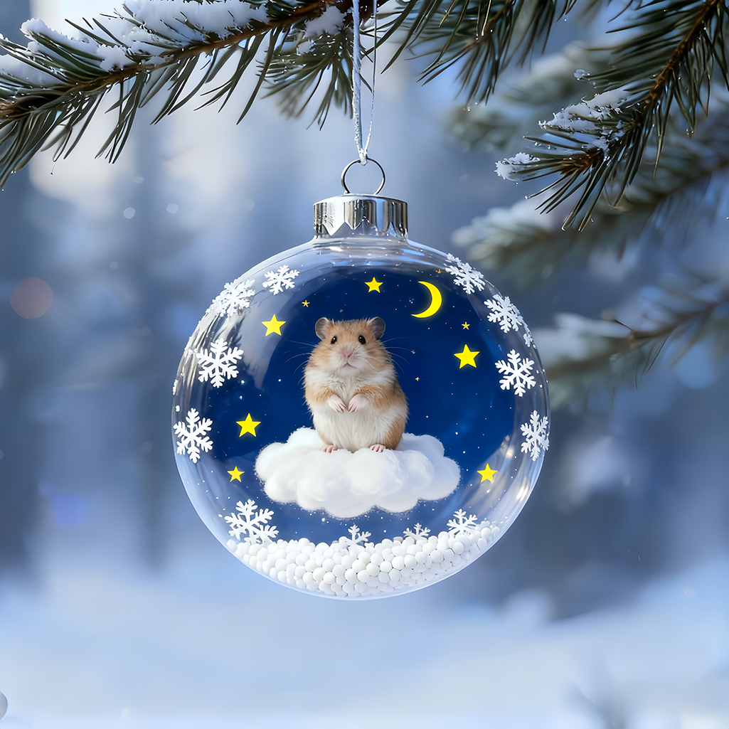 🔥Last Day 60% Off -🐹 Hamster Crystal Ball – Adorable Fantasy 3D Illustration