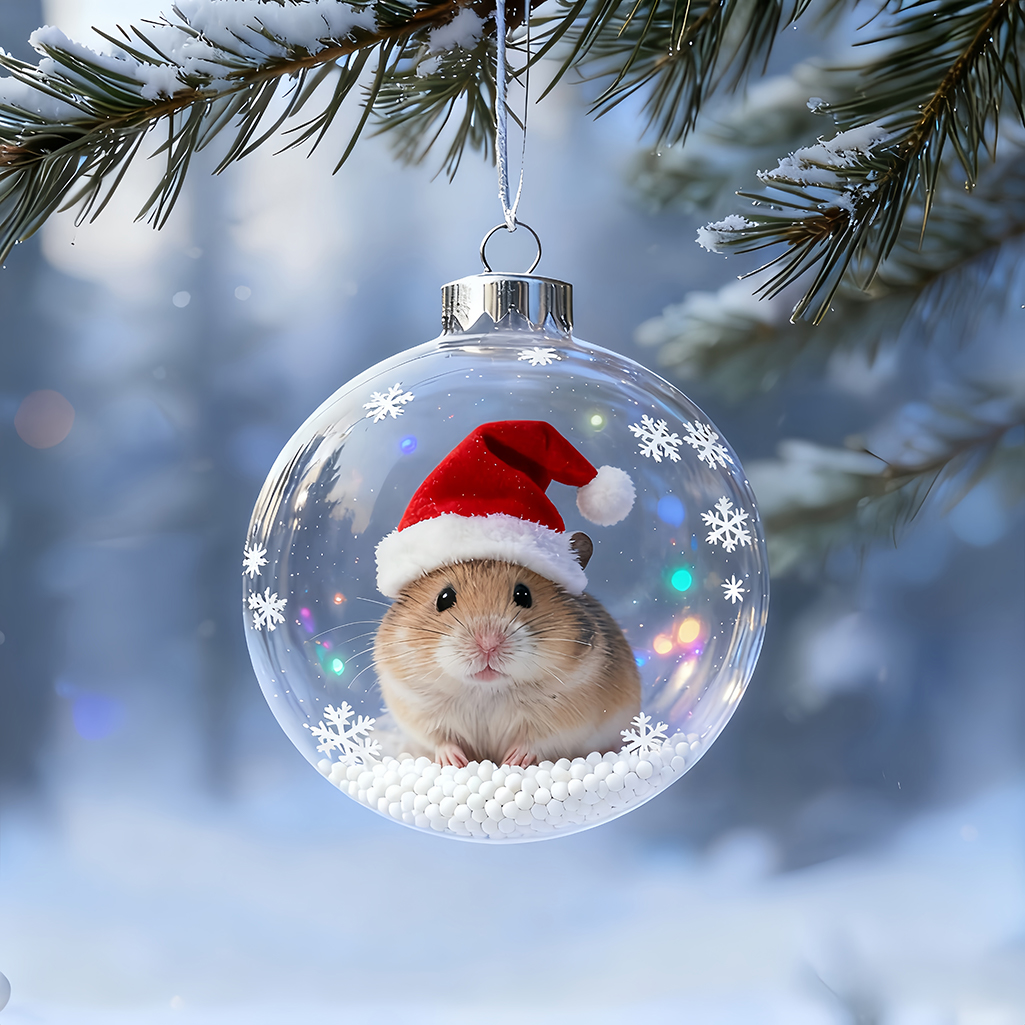 🔥Last Day 60% Off -🐹 Hamster Crystal Ball – Adorable Fantasy 3D Illustration