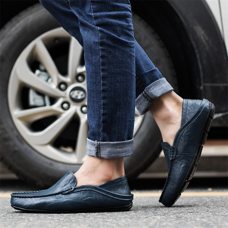 ⏰Limited Time Sale 70% OFF👞Men's Casual Fashion Premium Leather Low-top Driving Boat Moccasins