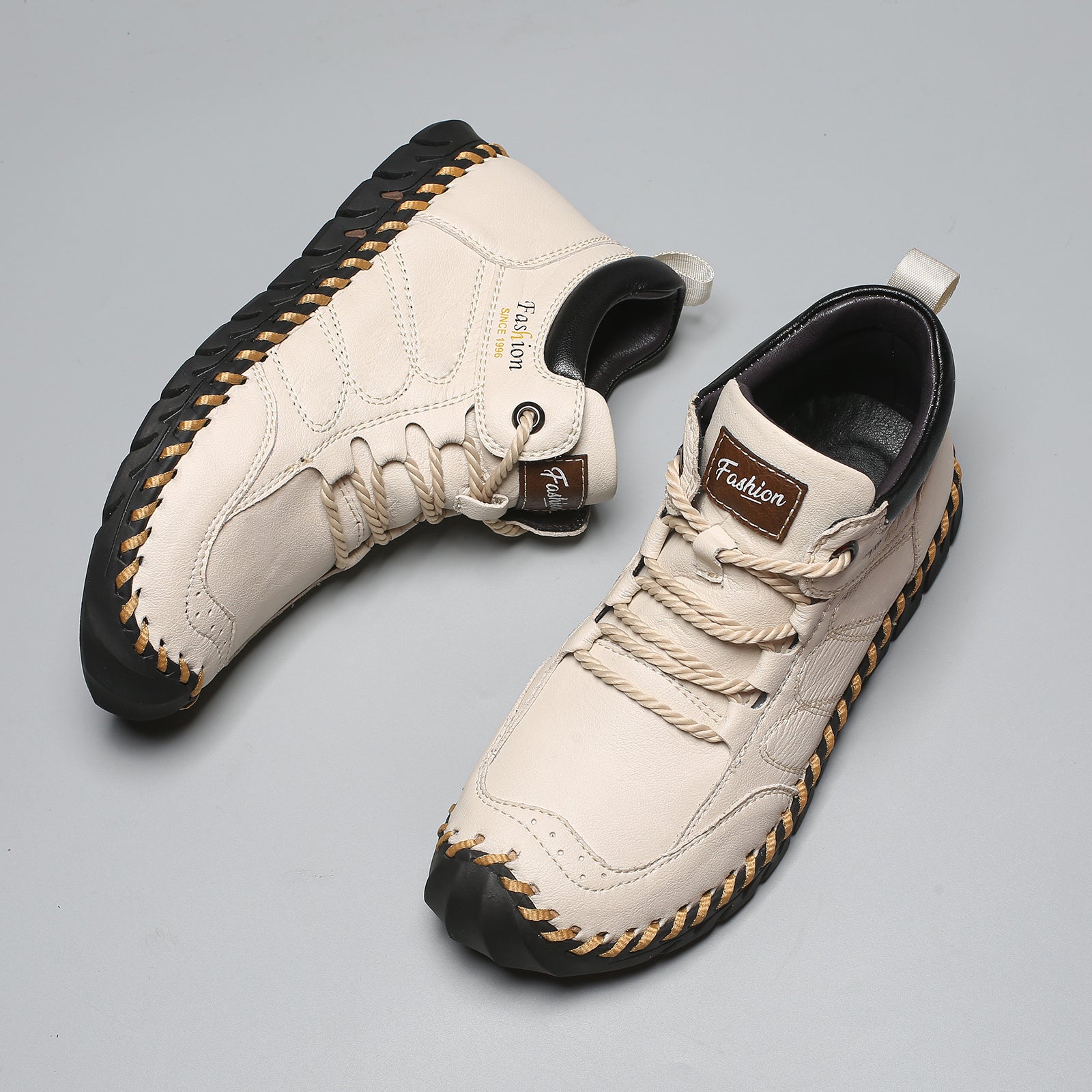 Last Day 60% OFF🔥⏱️Christmas Promotion⏱️🔥Men's Casual Leather Good Arch Support & Non-slip Outdoor  Breathable Walking Shoes