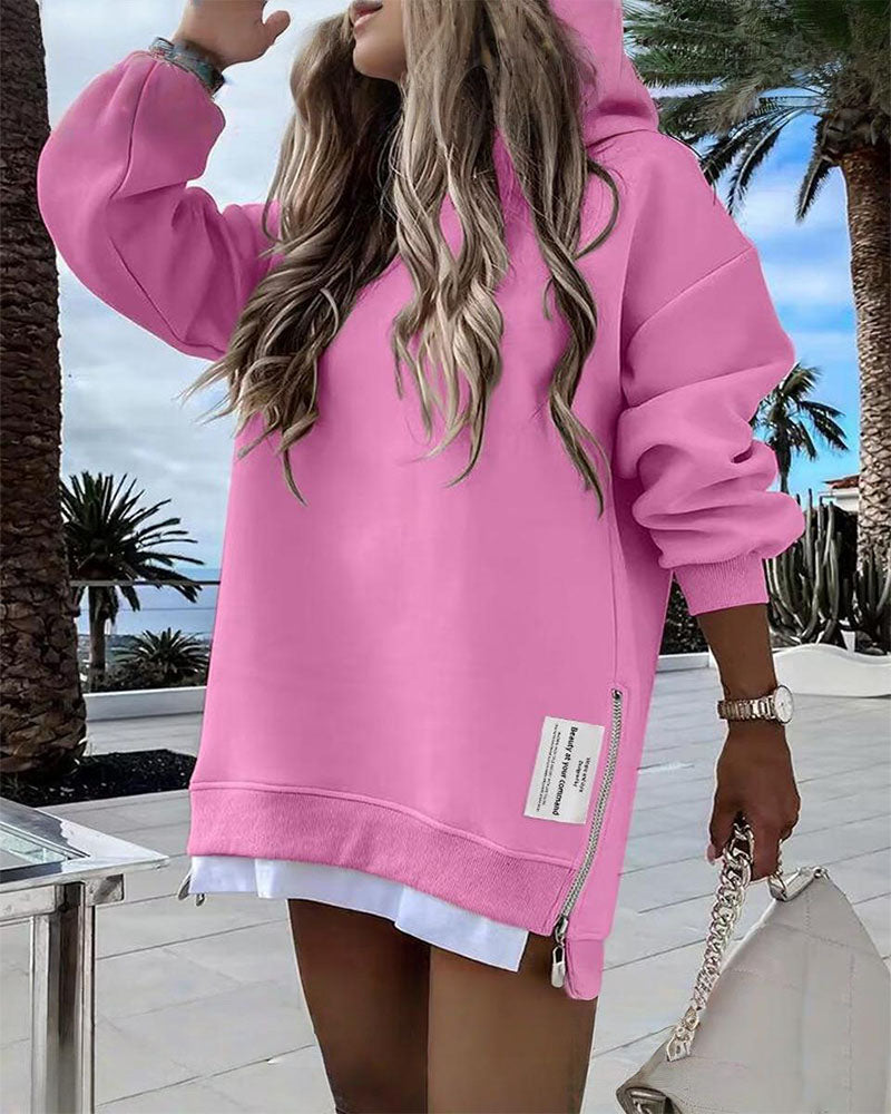 Womens Long Sleeve Pullover Sweatshirt