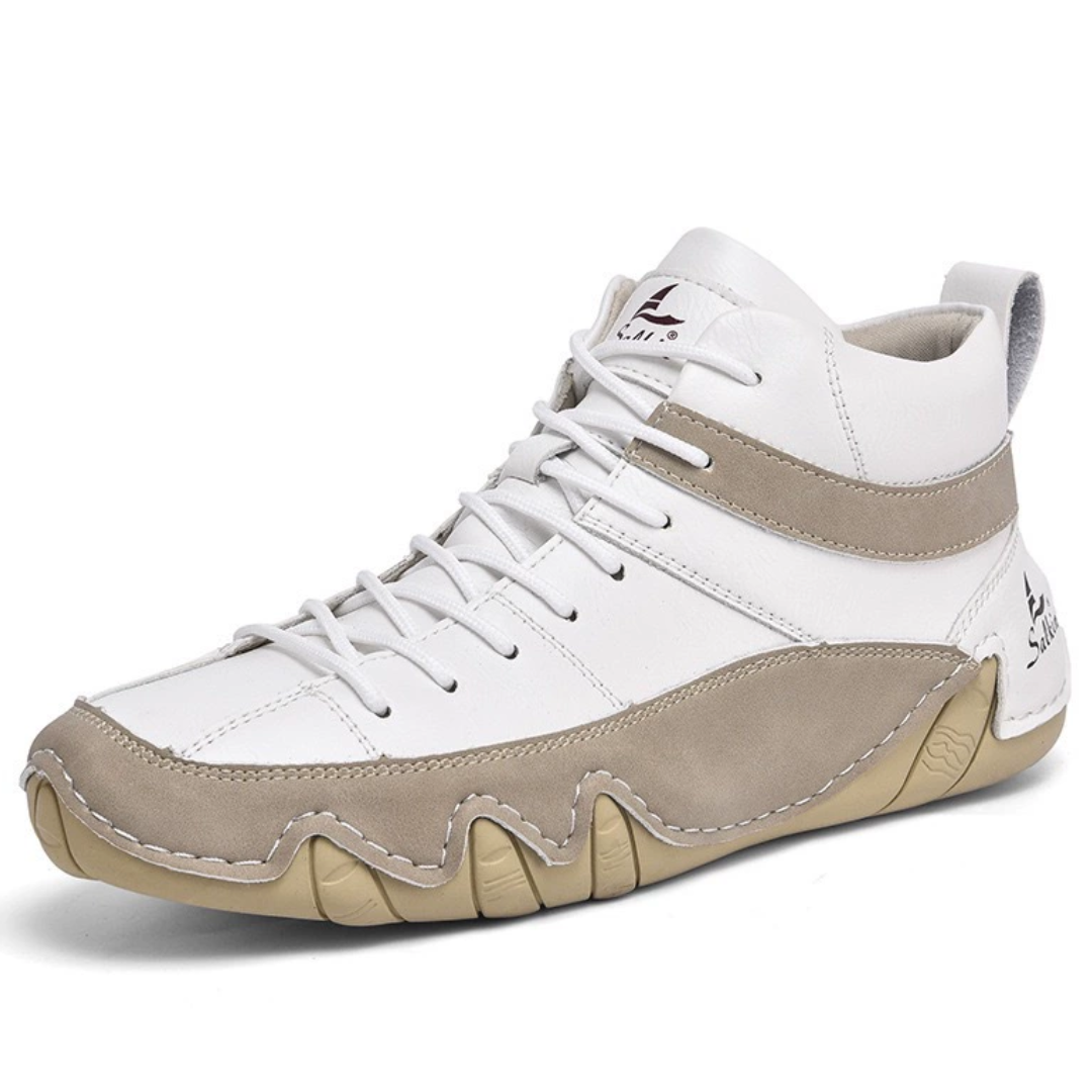 Men Orthopedic Barefoot Boots Water-resistant Suede Leather Winter Ankle Non-slip Walking