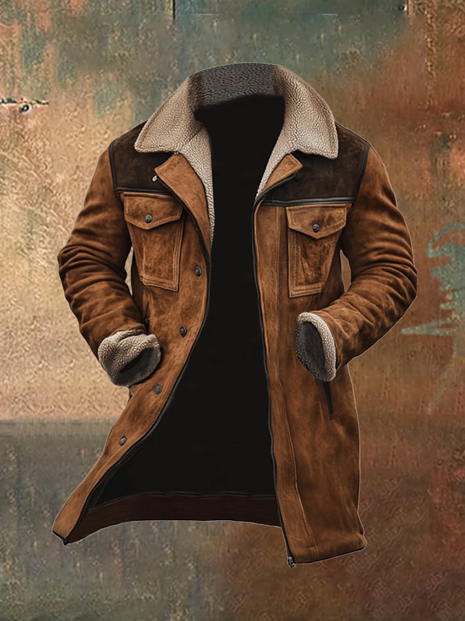 Men's Outdoor Vintage Sports Pocket Jacket