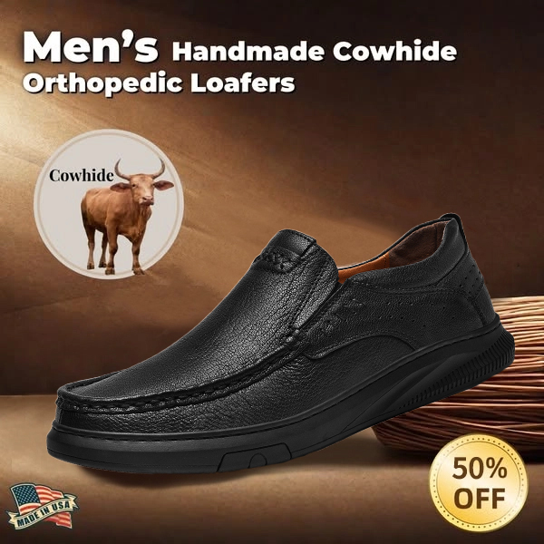 ⏰ Sale 60% off - 2025 Newest Men's Orthopedic Leather Loafers