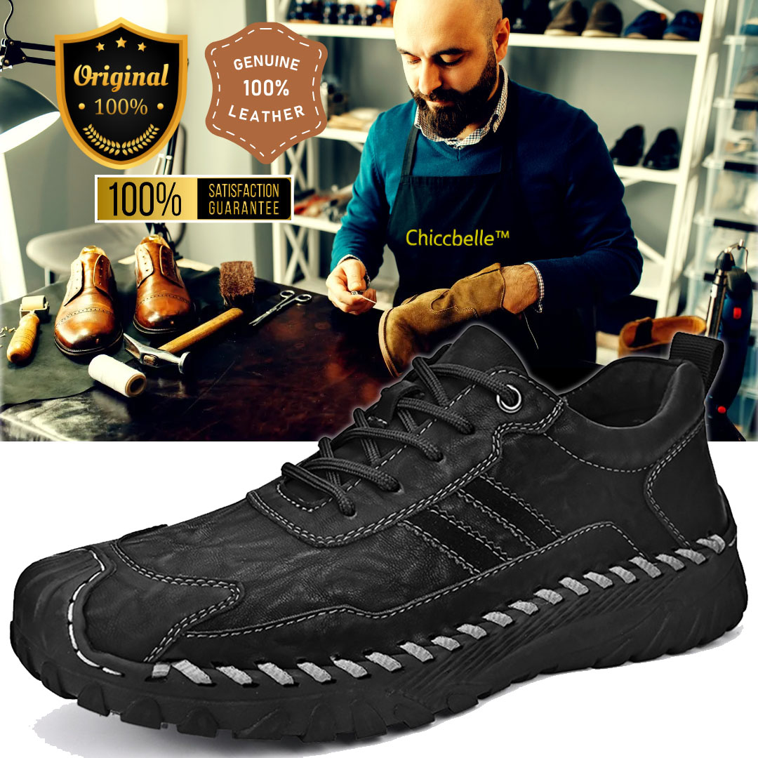 ideacloths™⏰Promotion - 70% OFF🔥Men's All Season Handcrafted Genuine Leather Outdoors Durable Soft Sole Anti Slip Shoes
