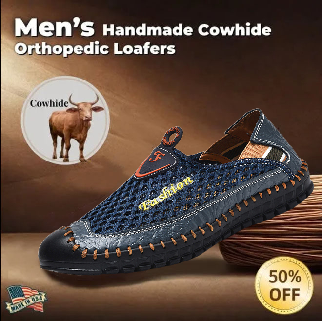 ⏰ 50% off - 2025 Newest Men's Orthopedic Leather sandals