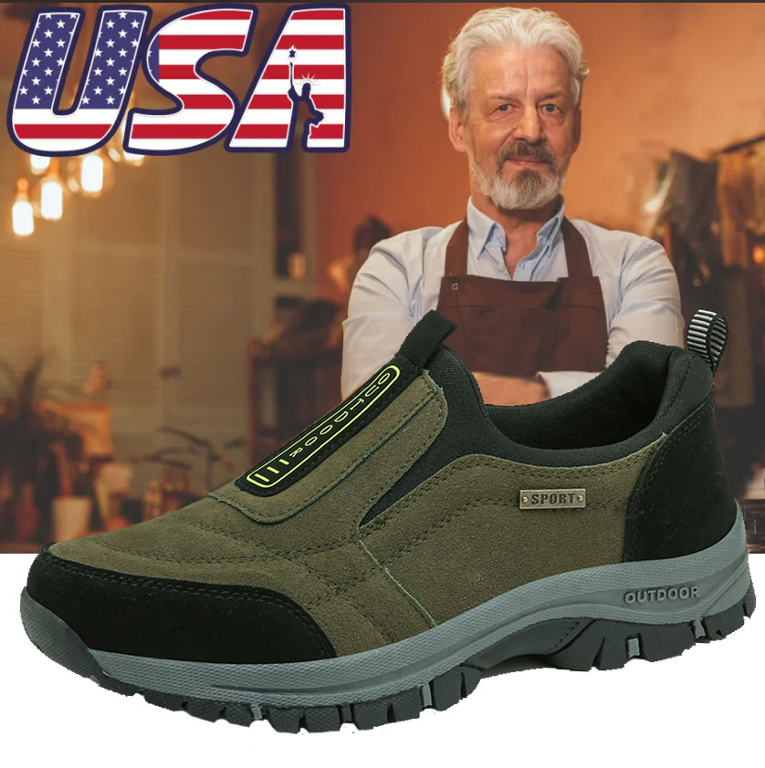 Last day 70% off 🔥⏱️Christmas sale⏱️🔥Men's orthopedic hiking shoes/mountaineering shoes