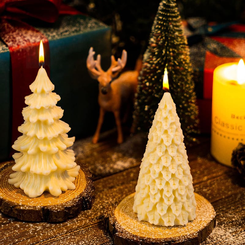 3D Christmas Silicone Candle Mold